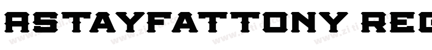 Astayfattony Regula字体转换